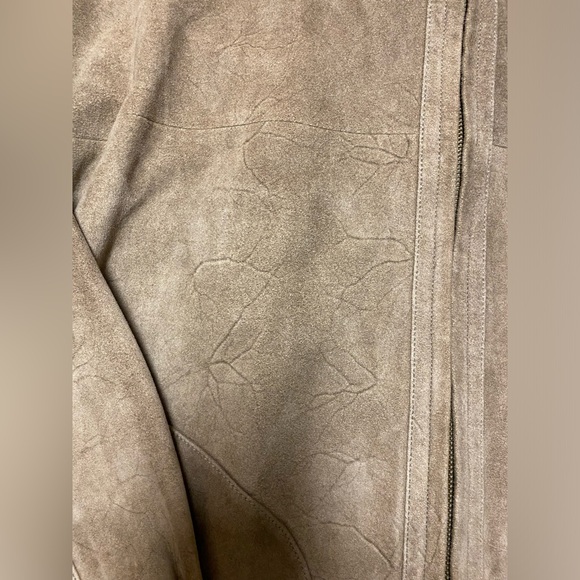 Tommy Bahamas Men’s 100% Leather Zip Up Field Coat Barn Jacket - Picture 12 of 15